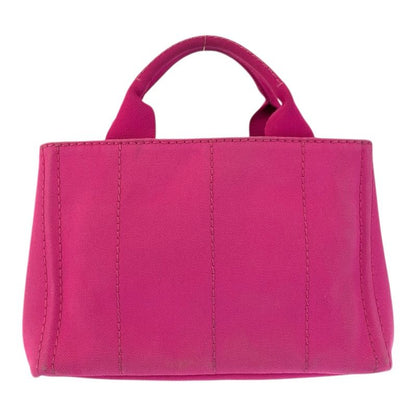 Prada Canapa Pink Gold Canvas Tote