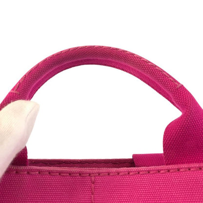 Prada Canapa Pink Gold Canvas Tote