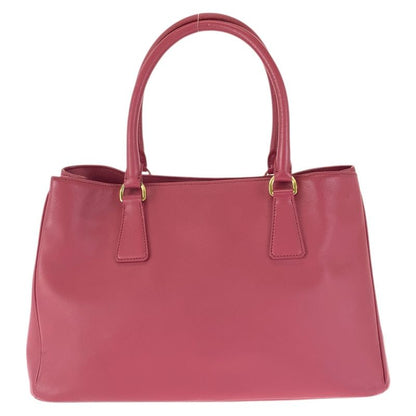 Prada Saffiano Galleria 2-Way Pink Gold Leather Shoulder Bag