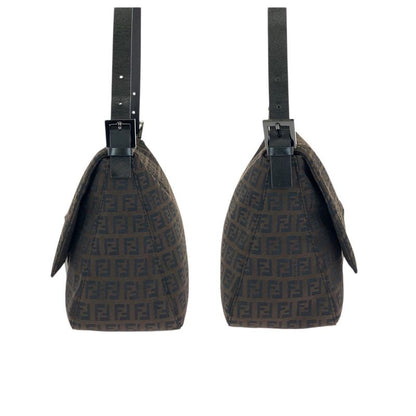 Fendi Vintage Mamma Bucket Zucchino Dark Brown Shoulder Bag
