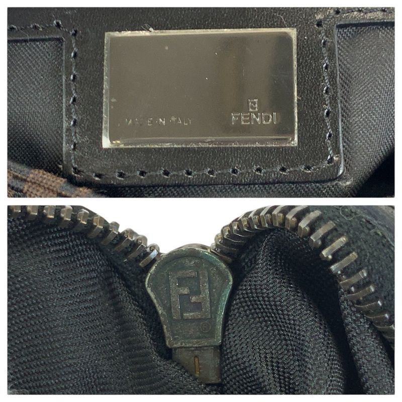 Fendi Vintage Mamma Bucket Zucchino Dark Brown Shoulder Bag