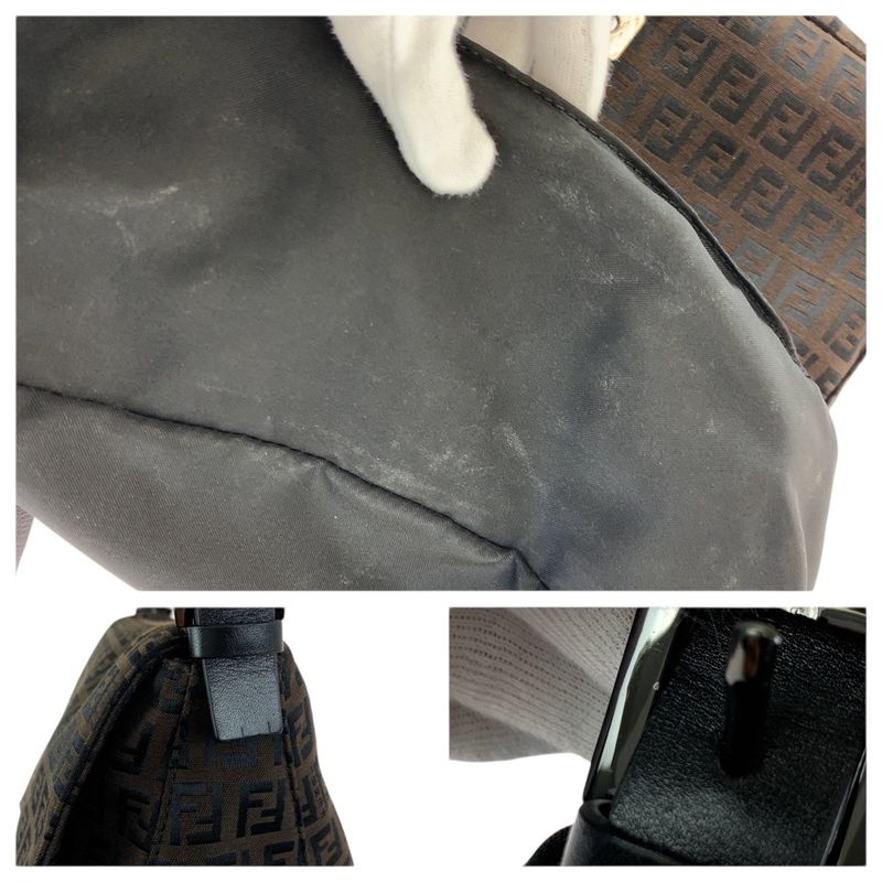 Fendi Vintage Mamma Bucket Zucchino Dark Brown Shoulder Bag