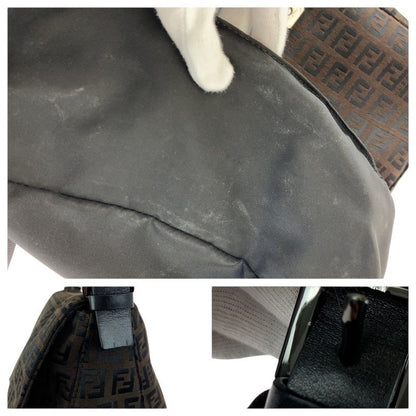 Fendi Vintage Mamma Bucket Zucchino Dark Brown Shoulder Bag