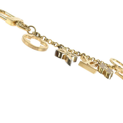 Louis Vuitton Fleur de Monogram Gold Metal Key Holder Bag Charm