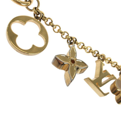 Louis Vuitton Fleur de Monogram Gold Metal Key Holder Bag Charm
