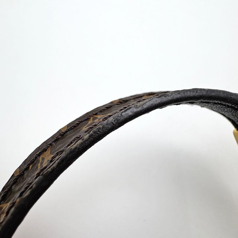 Louis Vuitton Bracelet Fasten Your LV Monogram Brown Gold