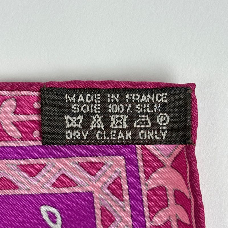 Hermes Carre 90 Cavaliers du Caucase Caucasian Knight Scarf Silk Purple