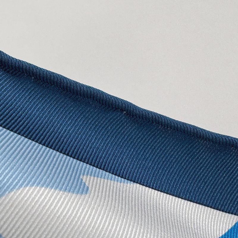 Hermes Carre 70 Minuit AU Faubourg Midnight Scarf Silk Blue Multicolor