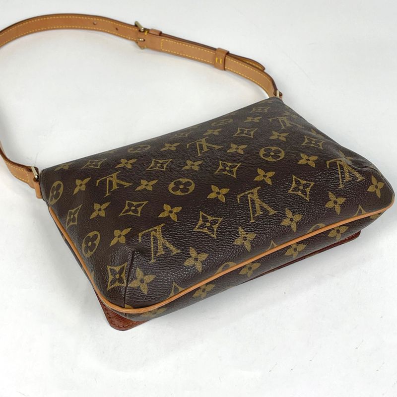 Louis Vuitton Musette Tango Short Shoulder Bag Monogram Brown