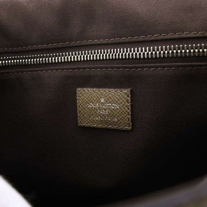 Louis Vuitton Taiga Roman PM Shoulder Bag Leather Gray YT