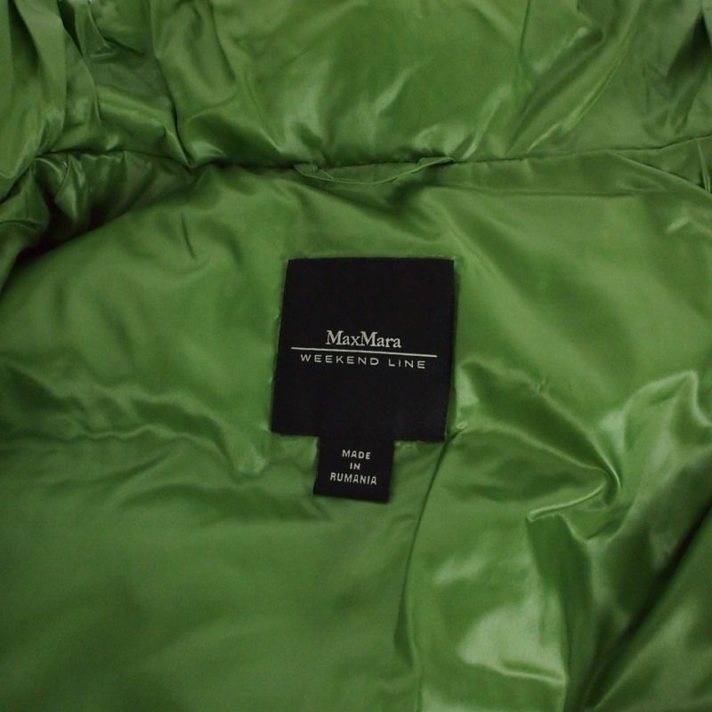 Max Mara Weekend Line Nylon Jacket Down 38 Green