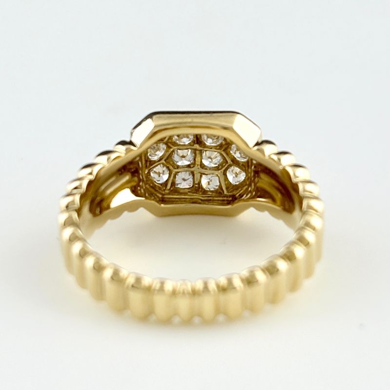 Dior Pave Diamond Ring