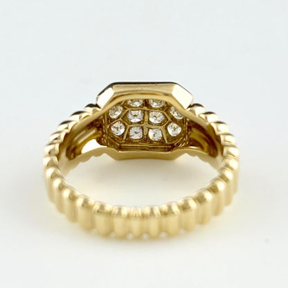 Dior Pave Diamond Ring