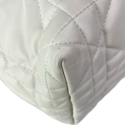 Dior Tote Toujour White Macro Cannage