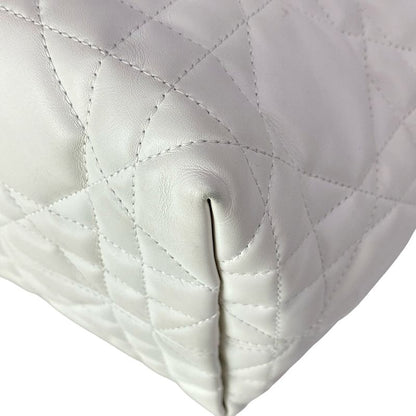 Dior Tote Toujour White Macro Cannage