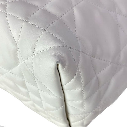 Dior Tote Toujour White Macro Cannage
