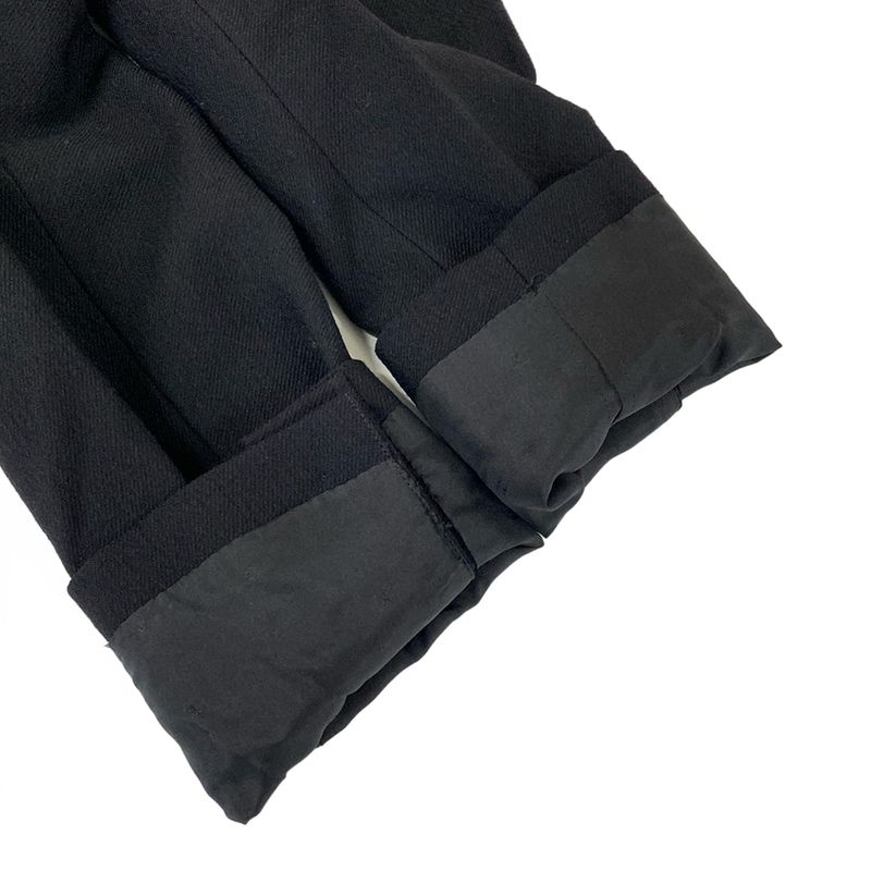 Chanel Skirts Black CC Logo Button Wool Dress