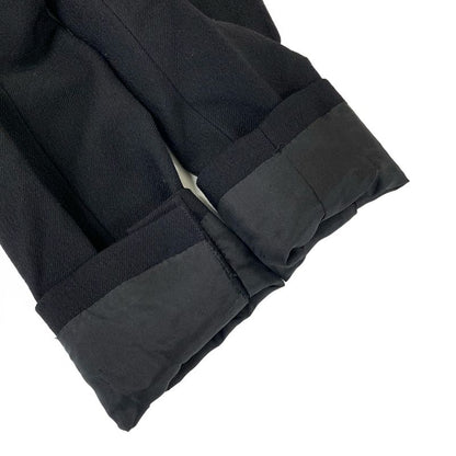 Chanel Skirts Black CC Logo Button Wool Dress
