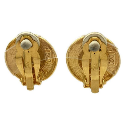 Saint Laurent Yves Earrings Gold