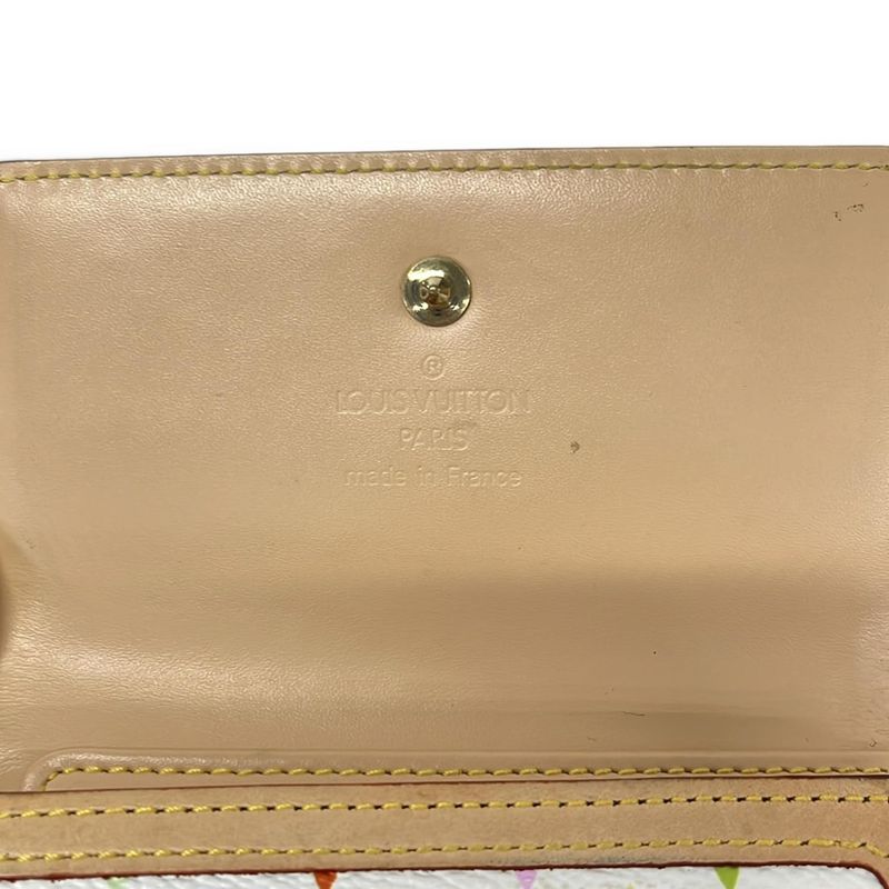 Louis Vuitton Hook Wallet Monogram Multicolor Porte Monet Billets Cult Cles