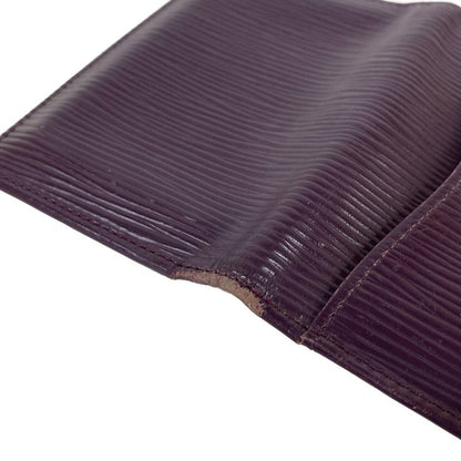 Louis Vuitton Card Case Epi Organizer Doupoche Cassis Leather