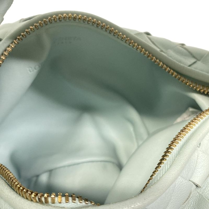 Bottega Veneta Handbag Mini the Jody Light Blue Lambskin
