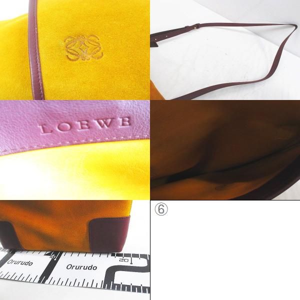 Loewe Shoulder Bag Pochette Crossbody Combination Orange