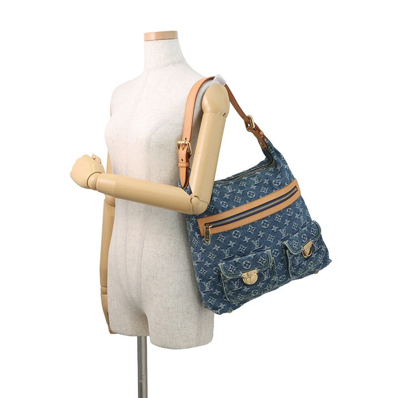 Louis Vuitton Shoulder Bag Monogram Denim Baggy GM 2-Way