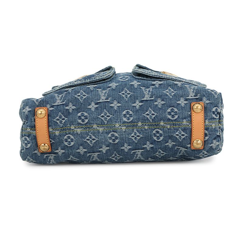 Louis Vuitton Shoulder Bag Monogram Denim Baggy GM 2-Way