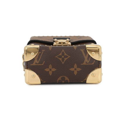 Louis Vuitton Monogram Reverse Camera Box 2-Way Chain Shoulder Bag Black