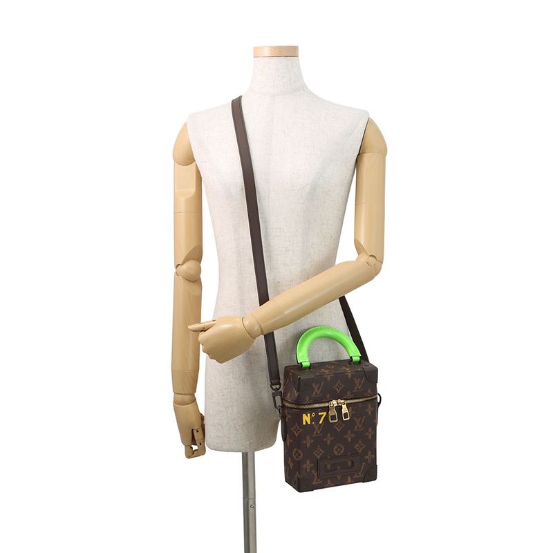 Louis Vuitton Monogram Vertical Box Trunk 2-Way Shoulder Bag Virgil Avro