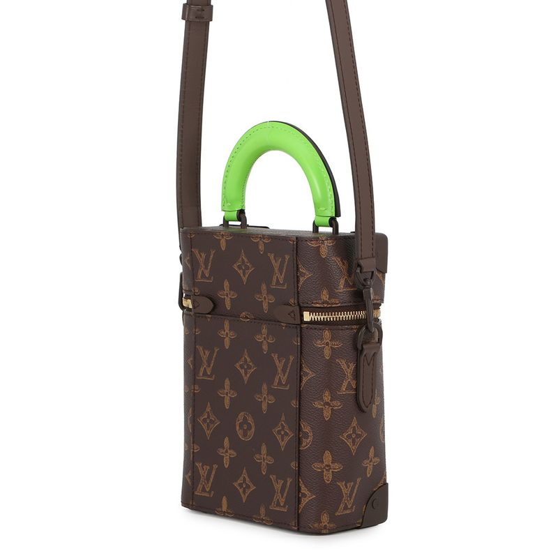 Louis Vuitton Monogram Vertical Box Trunk 2-Way Shoulder Bag Virgil Avro