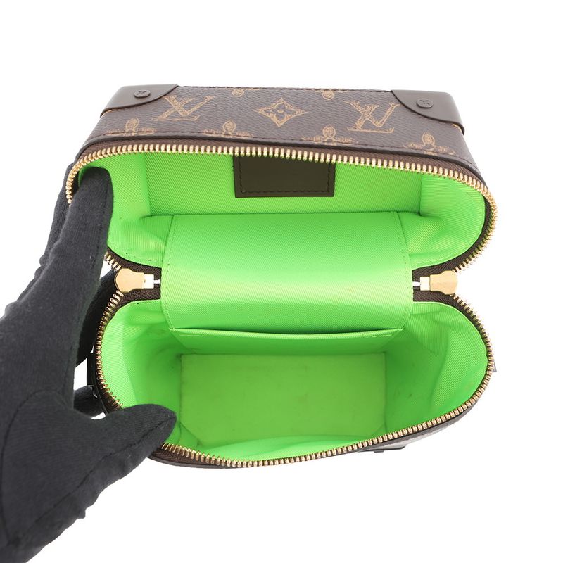 Louis Vuitton Monogram Vertical Box Trunk 2-Way Shoulder Bag Virgil Avro