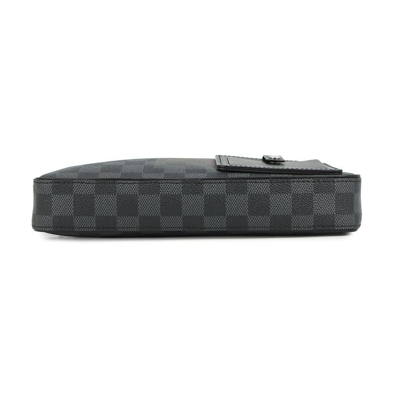 Louis Vuitton Shoulder Bag Damier Graphite Giant Alpha Black