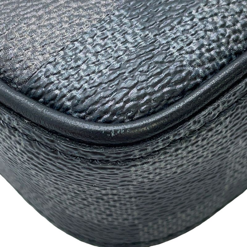Louis Vuitton Shoulder Bag Damier Graphite Giant Alpha Black