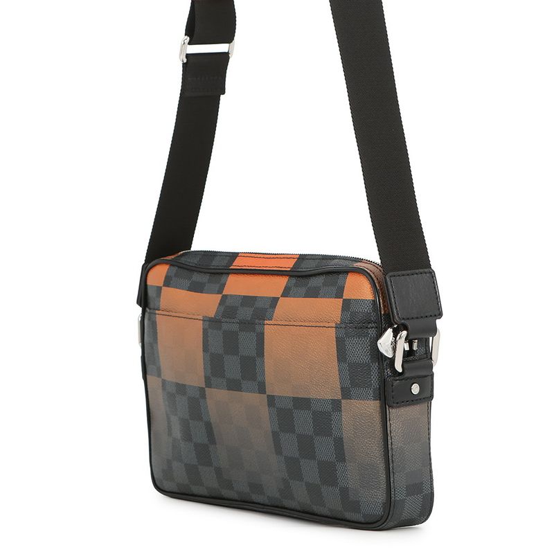 Louis Vuitton Shoulder Bag Damier Graphite Giant Alpha Black