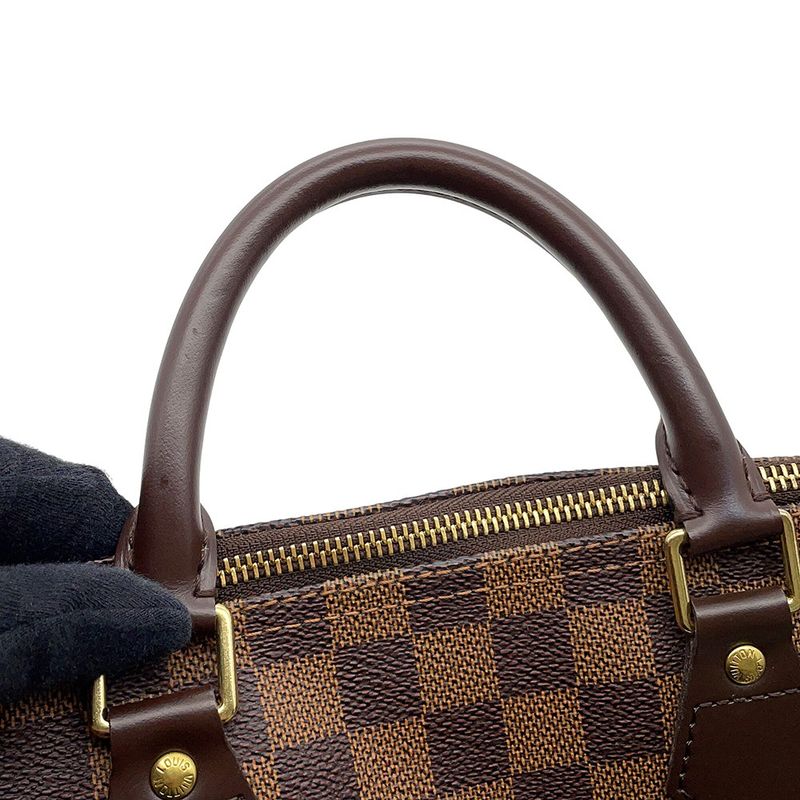 Louis Vuitton Damier Ebene Speedy 30 Mini Boston Bag