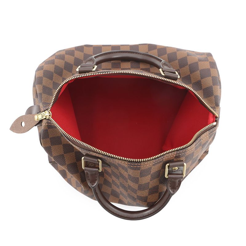 Louis Vuitton Damier Ebene Speedy 30 Mini Boston Bag