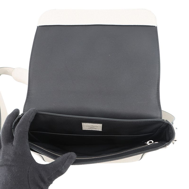 Louis Vuitton Shoulder Bag Taiga Roman PM