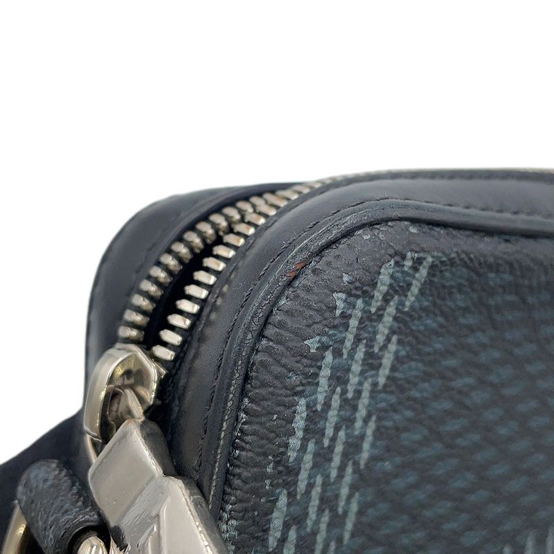 Louis Vuitton Shoulder Bag Damier Graphite Trio Black