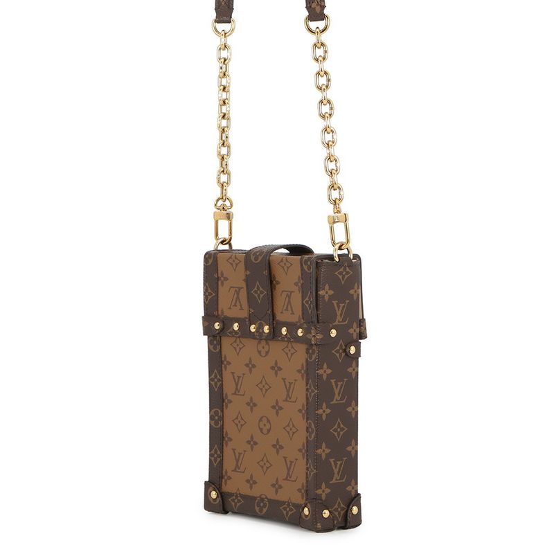 Louis Vuitton Shoulder Bag Monogram Reverse Pochette Trunk Vertical