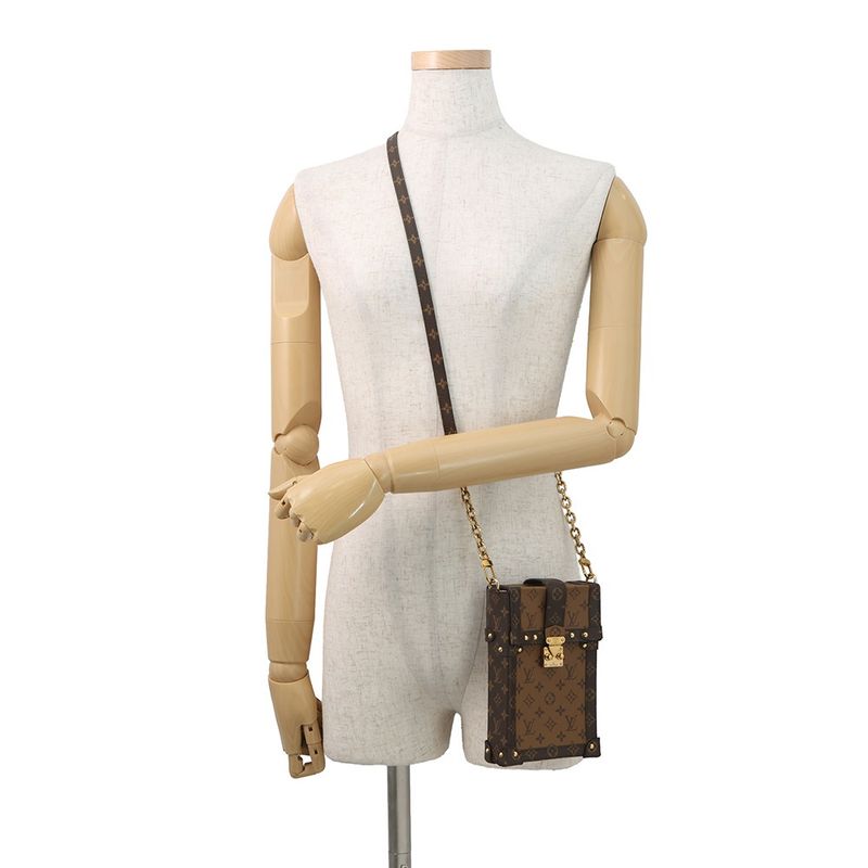 Louis Vuitton Shoulder Bag Monogram Reverse Pochette Trunk Vertical
