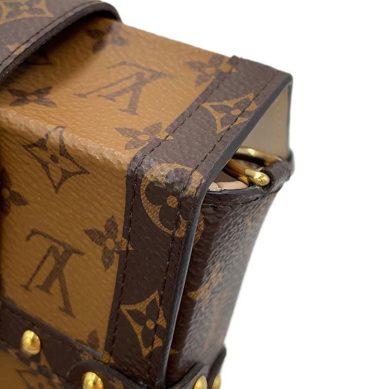 Louis Vuitton Shoulder Bag Monogram Reverse Pochette Trunk Vertical