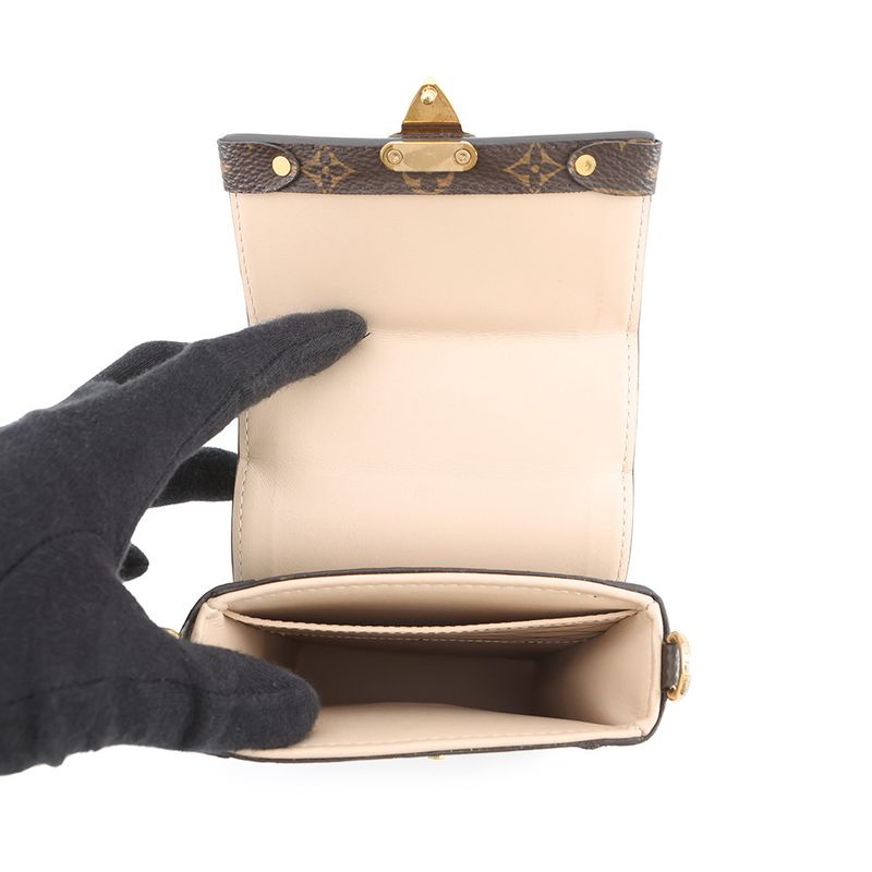 Louis Vuitton Shoulder Bag Monogram Reverse Pochette Trunk Vertical