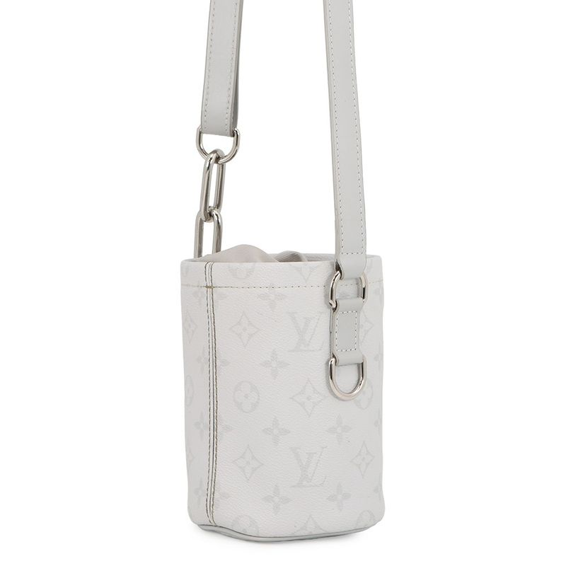 Louis Vuitton Shoulder Bag White Monogram Chalk Nano