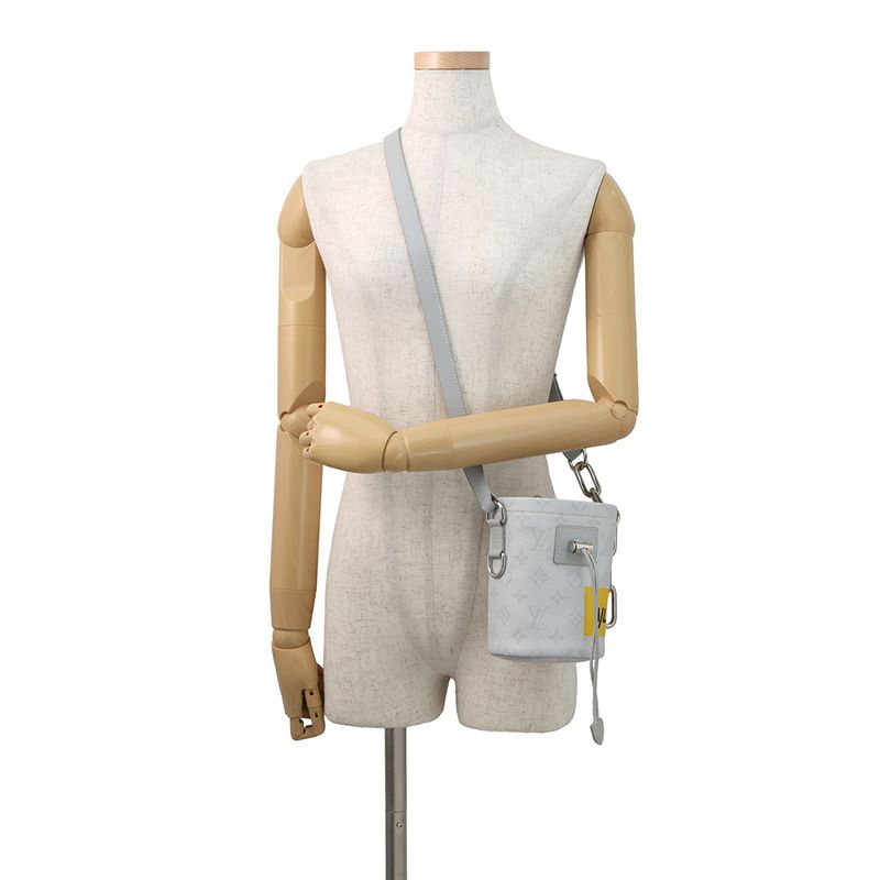 Louis Vuitton Shoulder Bag White Monogram Chalk Nano