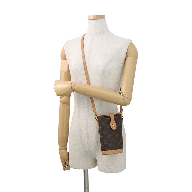 Louis Vuitton Shoulder Bag Monogram Fold Pouch