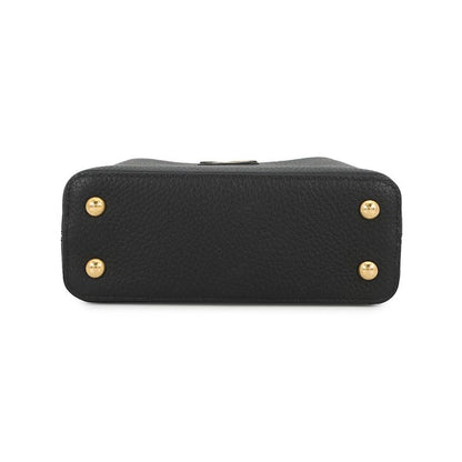 Louis Vuitton Handbag Taurillon Leather Capucines Mini 2-Way Shoulder Black