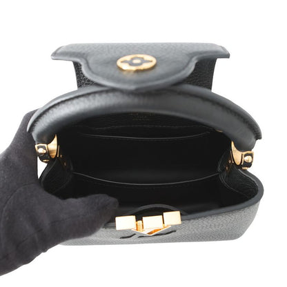 Louis Vuitton Handbag Taurillon Leather Capucines Mini 2-Way Shoulder Black