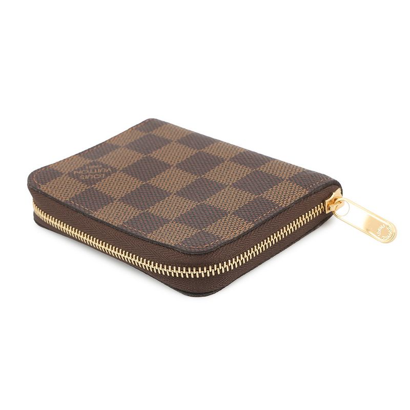 Louis Vuitton Coin Case Damier Ebene Zippy Purse Wallet